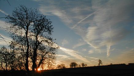 Sunset over Monyash